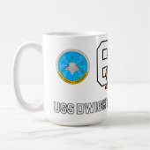 USS DWIGHT D. EISENHOWER MUG CVN-69 (Gauche)