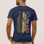 USS DWIGHT D. T-shirt EISENHOWER CVN-69 (Dos)