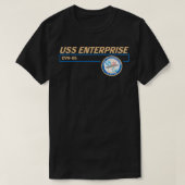 USS Enterprise CVN65 T-shirt (Design voorkant)
