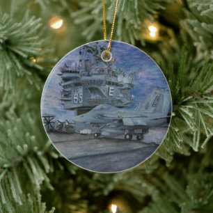 USS Enterprise Keramisch Ornament