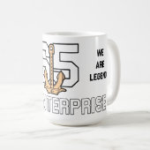 USS ENTERPRISE MUG LEGEND CVN-65 (Devant droit)