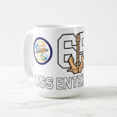 USS ENTERPRISE MUG LEGEND CVN-65 (Devant gauche)