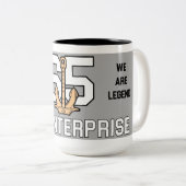 USS ENTERPRISE MUG NOUS SOMMES LÉGENDES (Devant droit)