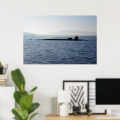 USS Florida (SSGN 728) Poster (Thuiskantoor)