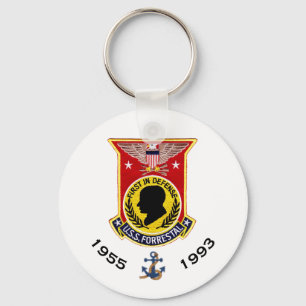 USS FORRESTAL CV-49            CARRIERKEYCHAIN SLEUTELHANGER
