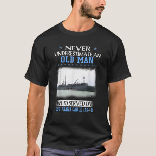 USS Frank Cable AS 40 Veterans Day Vader Day Gift T-shirt