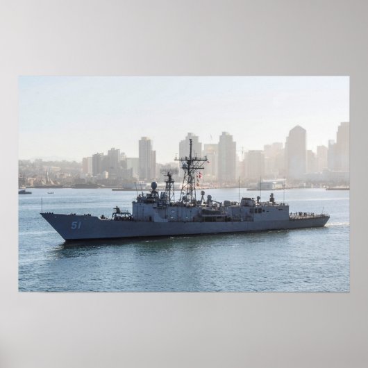 USS Gary (FFG 51) Poster (Voorkant)