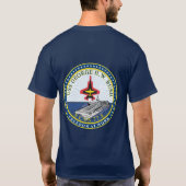 USS George H.W. Struik CVN-77 PO3 T-shirt (Achterkant)