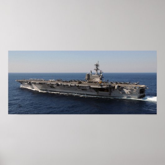 USS George H.W. Struik (CVN 77) Poster (Voorkant)