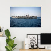 USS George H.W. Struik (CVN 77) Poster (Thuiskantoor)