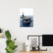 USS George H.W. Struik (CVN 77) Poster (Thuiskantoor)