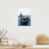 USS George H.W. Struik (CVN 77) Poster (Keuken)