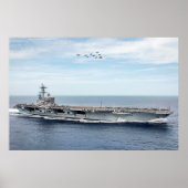 USS George H.W. Struik (CVN 77) Poster (Voorkant)