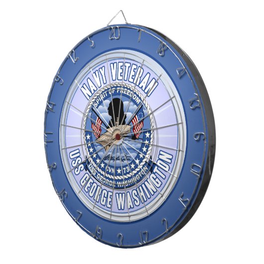 USS George Washington - CVN 73 Dartbord (Voorkant Rechts)