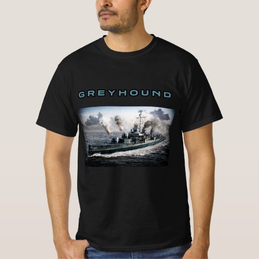 USS Greyhound Movie Geïnspireerd T-shirt (Voorkant)