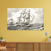 USS-grondwet Canvas Afdruk (Insitu (Woonkamer))