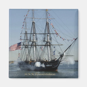 USS Grondwet Firming Cannons Magneet