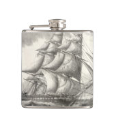 USS-grondwet Heupfles (Voorkant)