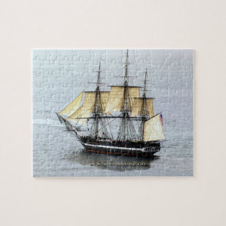 USS-grondwet in volledig masker Legpuzzel