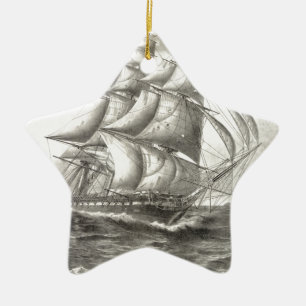 USS-grondwet Keramisch Ornament