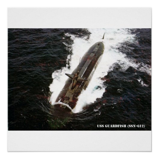 USS GUARDFISH PERFECT POSTER (Voorkant)