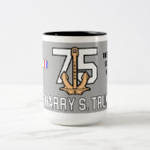 USS HARRY S. TRUMAN MUG CVN-75 BUCK ARRÊTE ICI (Centre)