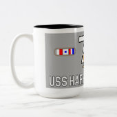 USS HARRY S. TRUMAN MUG CVN-75 BUCK ARRÊTE ICI (Gauche)