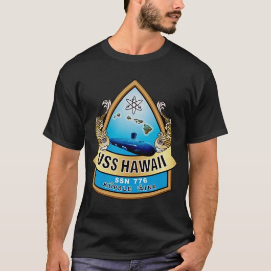USS Hawaii (SSN-776) T-shirt (Voorkant)