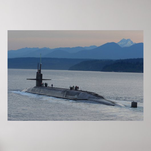 USS Henry M. Jackson (SSBN 730) Poster (Voorkant)