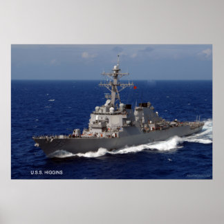 USS Higgins (DDG 76) Poster
