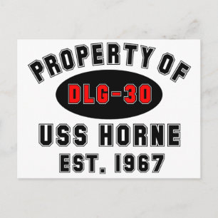 USS Horne DLG-30 Briefkaart