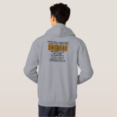 USS IDAHO (BB-42) HOODIE (Achterkant volledig)