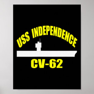 USS Independence CV-62 Vliegtuig Carrier Fathers D Poster