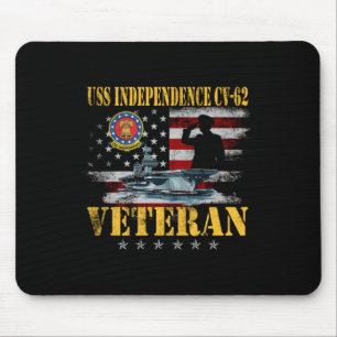USS Independence CV-62 Vliegtuig Carrier FL Muismat