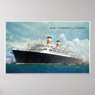 USS Independence & SS-grondwet  Poster
