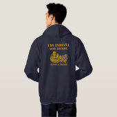USS Indiana Dive Locker Hoodie (Achterkant volledig)