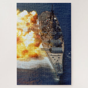 USS Iowa Firing Legpuzzel