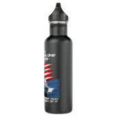 USS John Basilone DDG-122 Destroyer Ship USA Flag  Waterfles (Rechts)