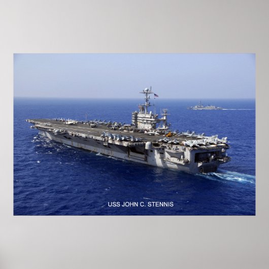 USS John C. Stennis Poster (Voorkant)