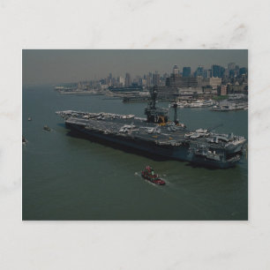 USS John F. Kennedy", die de Hudson R Briefkaart