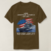 USS Josephus Daniels CG27 Class Cruiser American F T-shirt (Design voorkant)