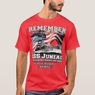 USS Juneau CL52 Atlantaclass lichte kruiser vetera T-shirt