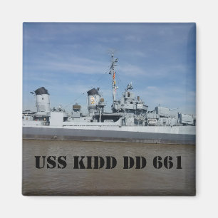 USS KIDD DD 661 Magneten