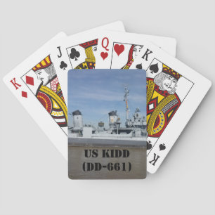 USS KIDD DD 661 POKERKAARTEN