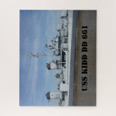 USS KIDD DD 661 Puzzle Legpuzzel (Verticaal)