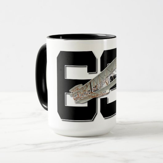 USS KITTY HAWK 63 Mug (Devant gauche)