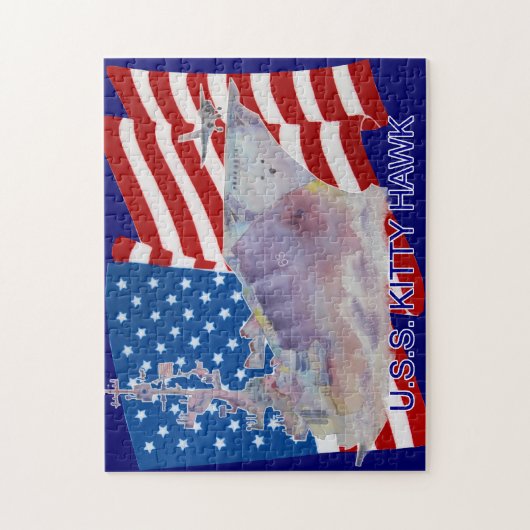 USS Kitty Hawk CV-63 Puzzle (Vertical)