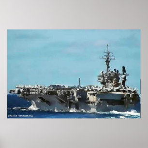 USS KITTYHAWK POSTER