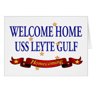 USS Leyte Gulf à la maison bienvenu