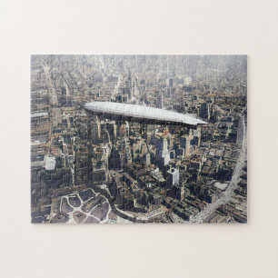 USS Los Angeles (ZR-3) luchtschip boven New York 1 Legpuzzel